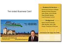 Business Card Design for Kelvin Dettwyler of Salem Insurance Agency